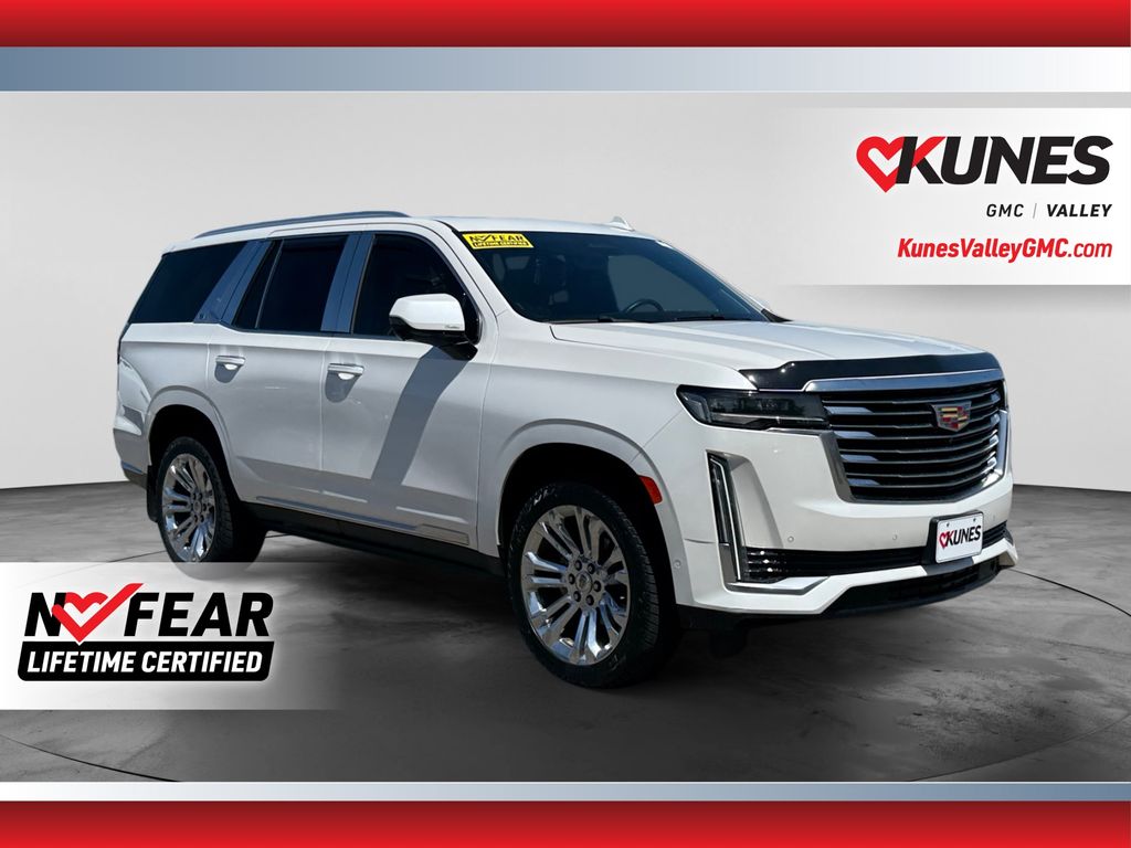 Crystal White Tricoat 2021 Cadillac Escalade SUV / Crossover Four-Wheel Drive