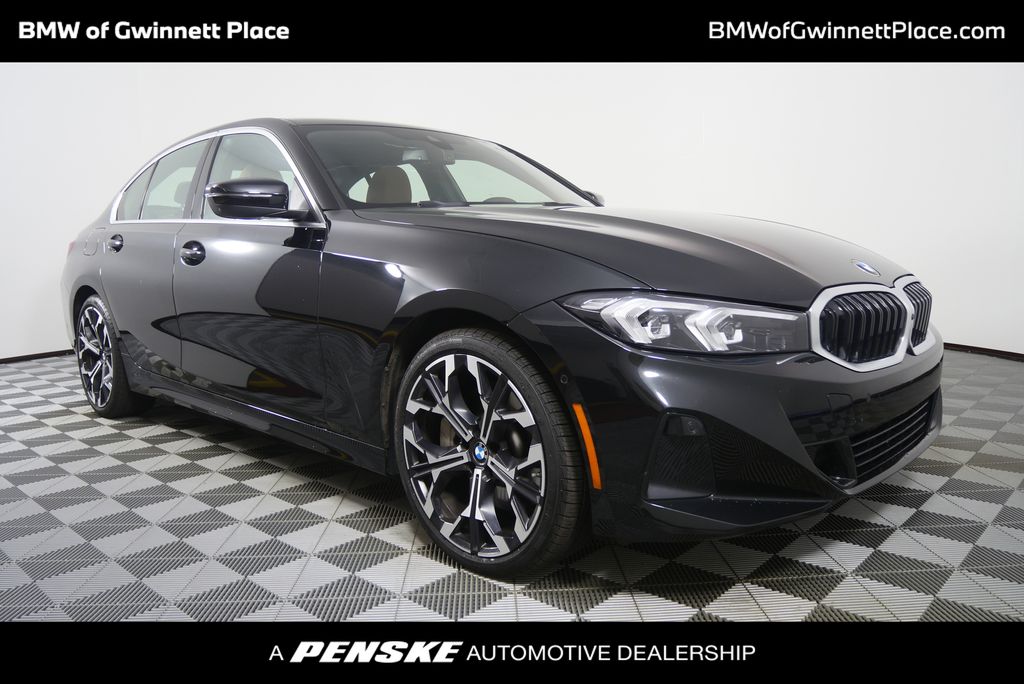 Black Sapphire Metallic 2025 BMW 3 Series Sedan Rear-Wheel Drive 8-Speed Automatic
