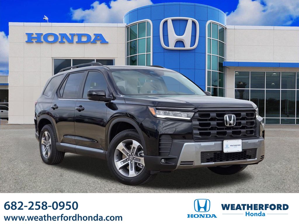 Black 2026 Honda Pilot EX-L FWD SUV / Crossover Front-Wheel Drive Automatic