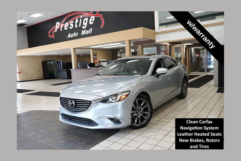 Sonic Silver Metallic 2017 Mazda MAZDA6 Sedan Front-Wheel Drive 6-Speed Automatic