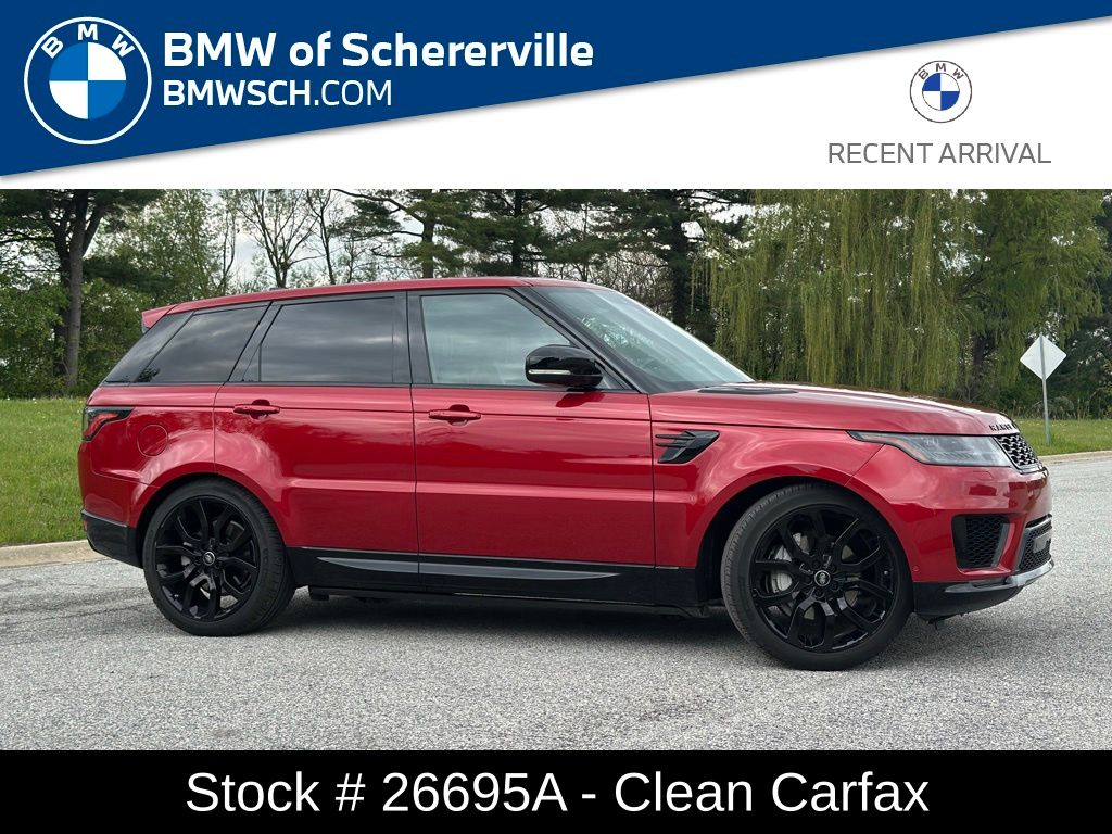 Red 2021 Land Rover Range Rover Sport SUV / Crossover All-Wheel Drive 8-Speed Automatic
