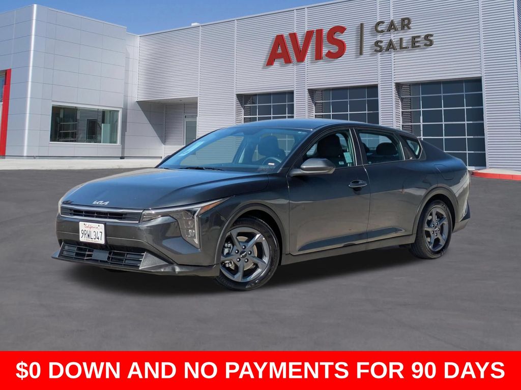 Interstellar Gray 2025 Kia K4 Sedan Front-Wheel Drive Continuously Variable Transmission