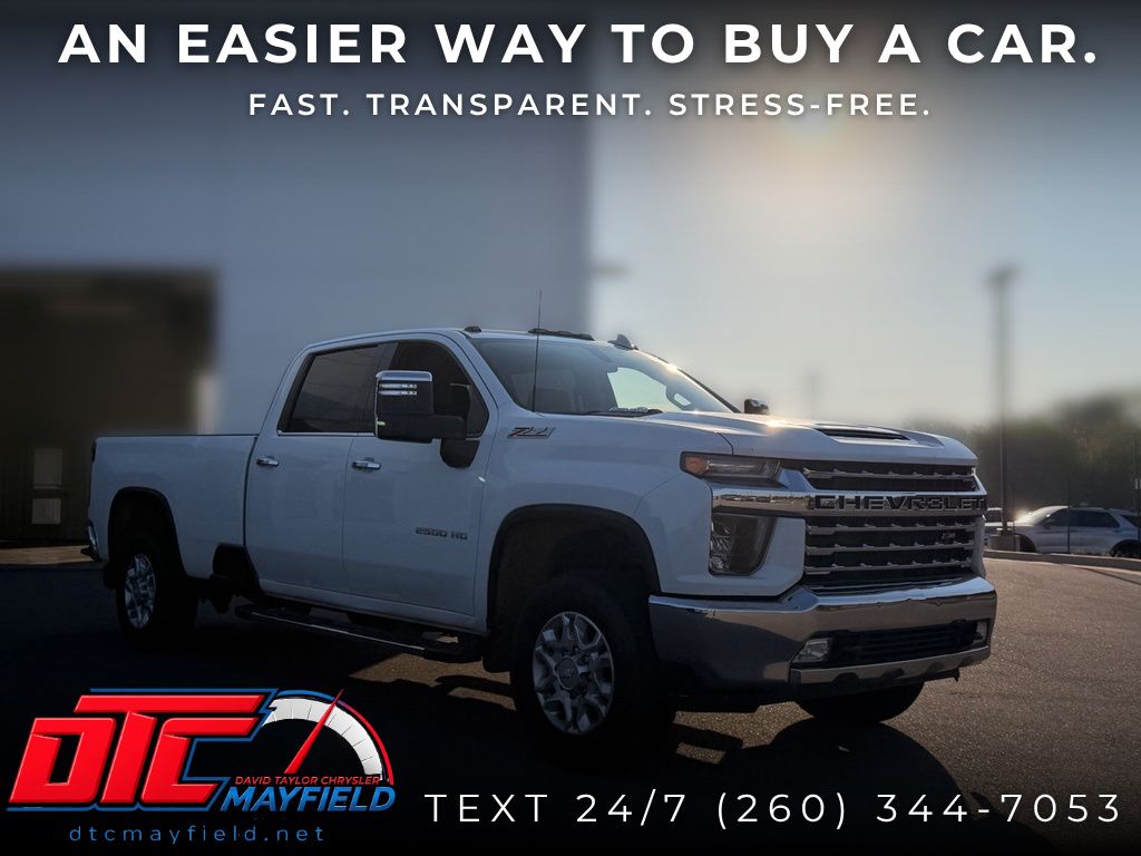 White 2020 Chevrolet Silverado 2500HD Pickup Truck Four-Wheel Drive Automatic