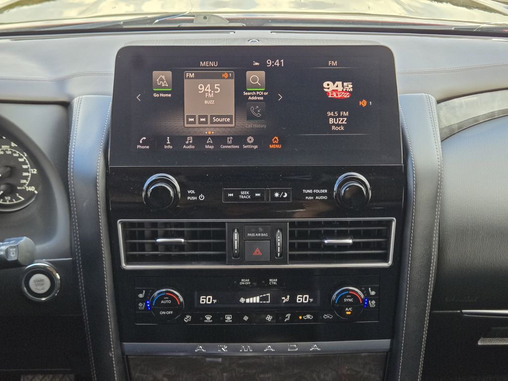 2022 Nissan Armada Platinum Red at DeMontrond Ford