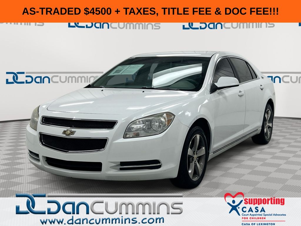 Summit White 2011 Chevrolet Malibu Sedan Front-Wheel Drive 6-Speed Automatic Overdrive