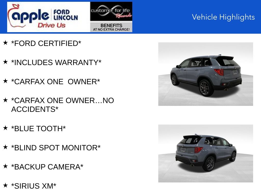 2022 Honda Passport AWD EX-L