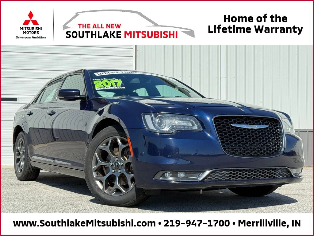 Jazz Blue Pearlcoat 2017 Chrysler 300 Sedan All-Wheel Drive 8-Speed Automatic