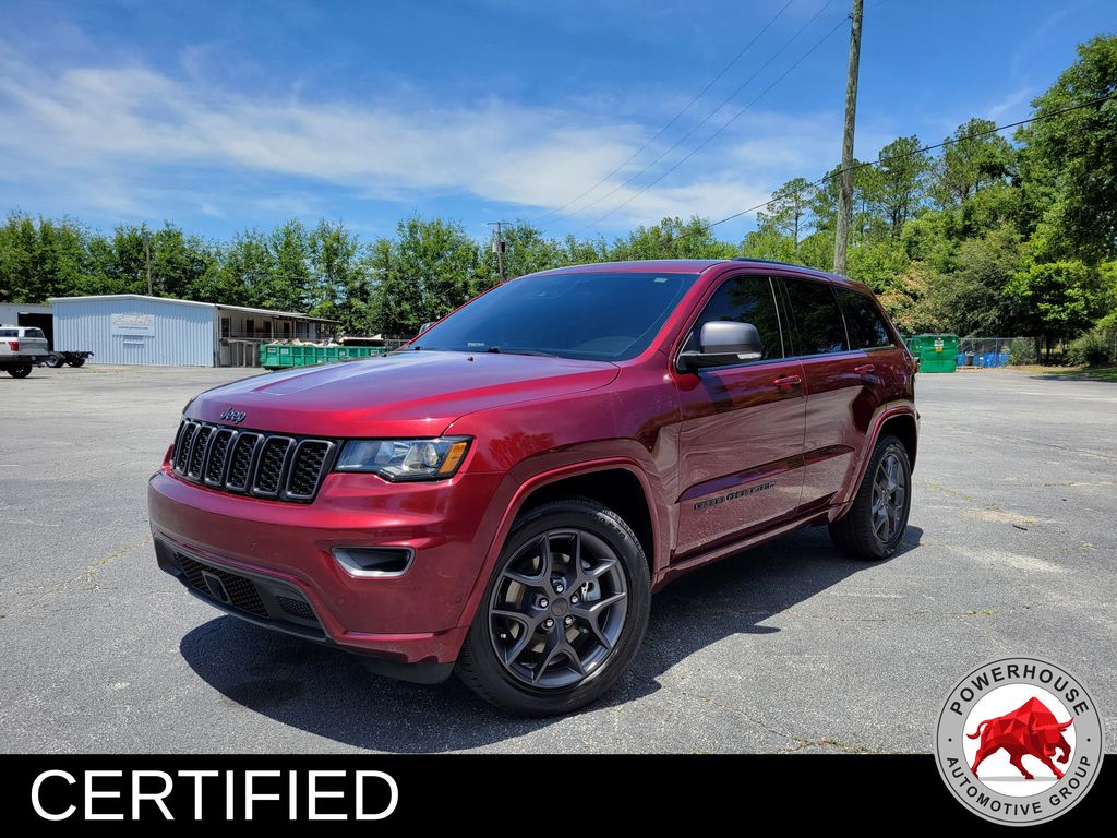 Velvet Red Pearlcoat 2021 Jeep Grand Cherokee SUV / Crossover 4X2 8-Speed Automatic