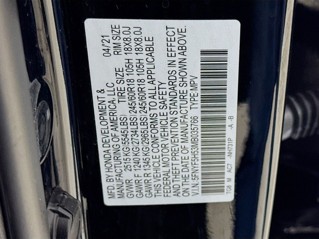 Used Car 2021 Honda Pilot  Ex-l For Sale Under $30,000 In Austin, Texas