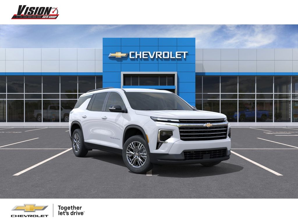 Summit White 2026 Chevrolet Traverse SUV / Crossover Front-Wheel Drive 8-Speed Automatic