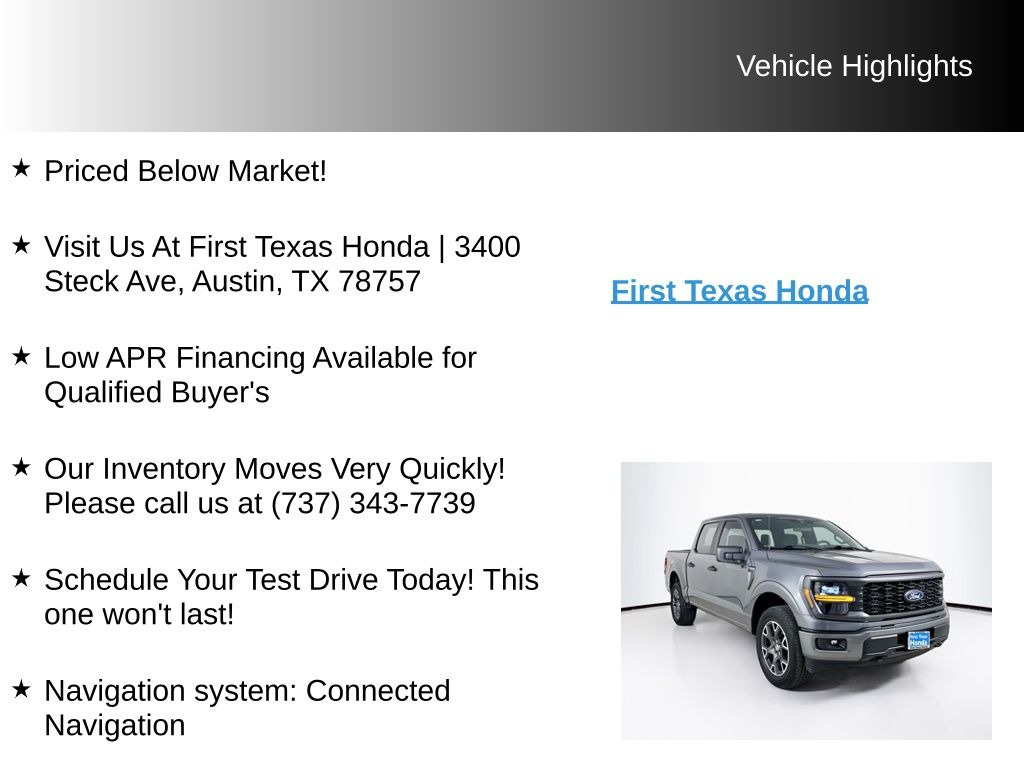 Used Car 2024 Ford F-150  Stx For Sale Under $40,000 In Austin, Texas