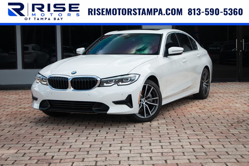 Alpine White 2020 BMW 3 Series Sedan All-Wheel Drive 8-Speed Automatic