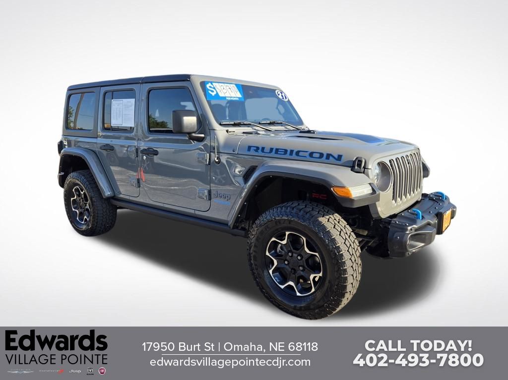 Sting-Gray Clearcoat 2021 Jeep Wrangler 4xe SUV / Crossover Four-Wheel Drive 8-Speed Automatic