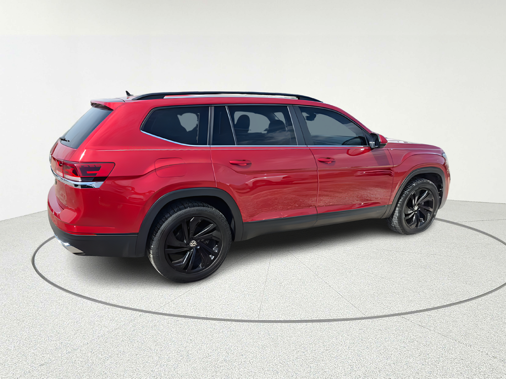 2022 Volkswagen Atlas 3.6L V6 SE w/Technology Red at DeMontrond Auto Country