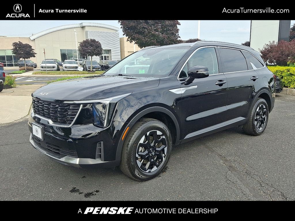 Ebony Black 2025 Kia Sorento S AWD SUV / Crossover All-Wheel Drive 8-Speed Automatic