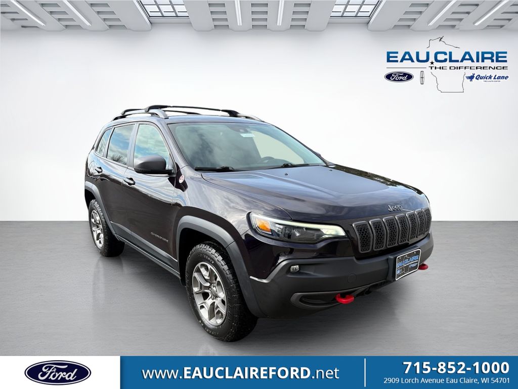 Red (Sangria Metallic Clearcoat) 2021 Jeep Cherokee Trailhawk 4WD SUV / Crossover Four-Wheel Drive 9-Speed Automatic