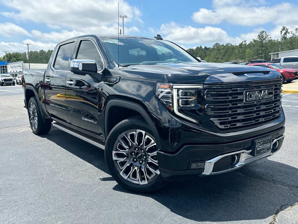 Onyx Black 2024 GMC Sierra 1500 Denali Ultimate Crew Cab 4WD Pickup Truck Four-Wheel Drive Automatic