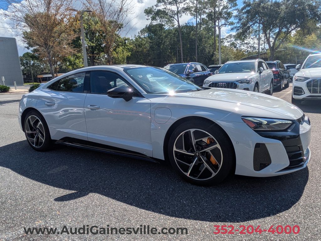 Gray Metallic 2024 Audi RS e-tron GT Sedan All-Wheel Drive 1-Speed Automatic