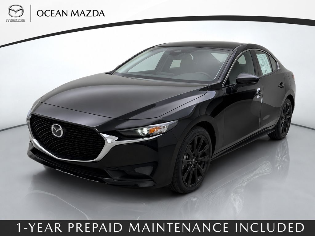 Jet Black Mica 2026 Mazda MAZDA3 Sedan Front-Wheel Drive 6-Speed Automatic