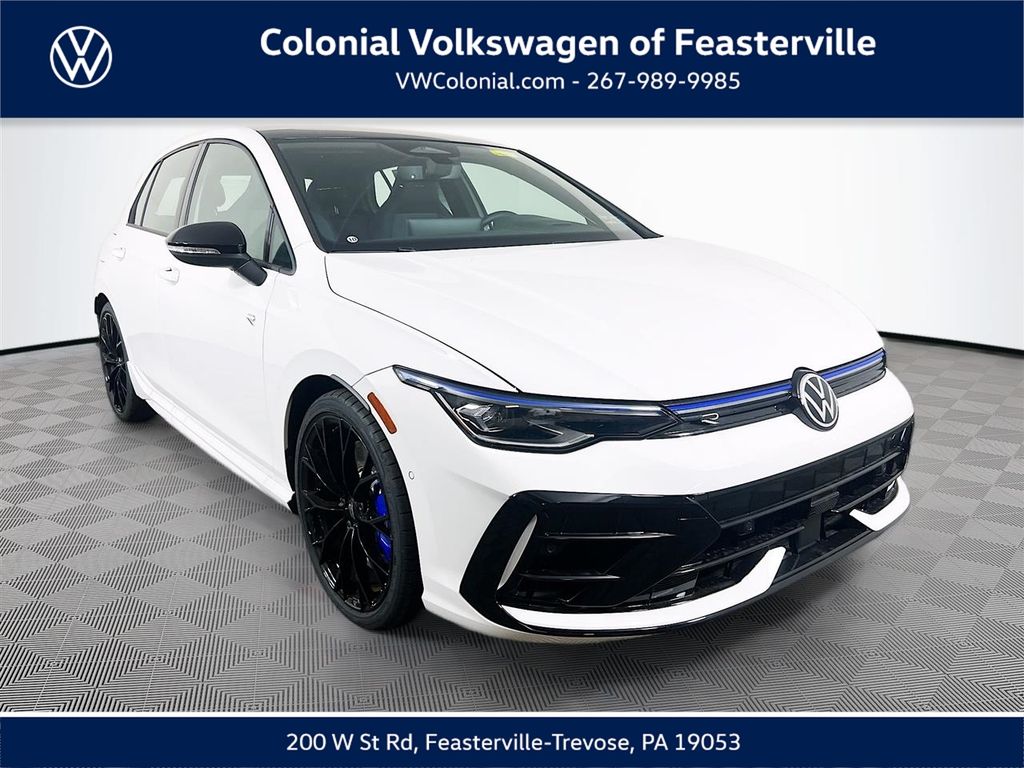 Pure White 2026 Volkswagen Golf R 4Motion Hatchback All-Wheel Drive 7-Speed Dual Clutch