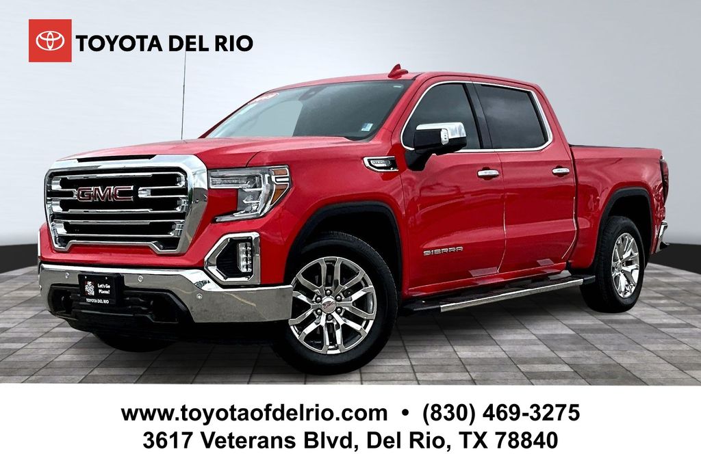 Cardinal Red 2019 GMC Sierra 1500 SLT Crew Cab RWD Pickup Truck 4X2 8-Speed Automatic