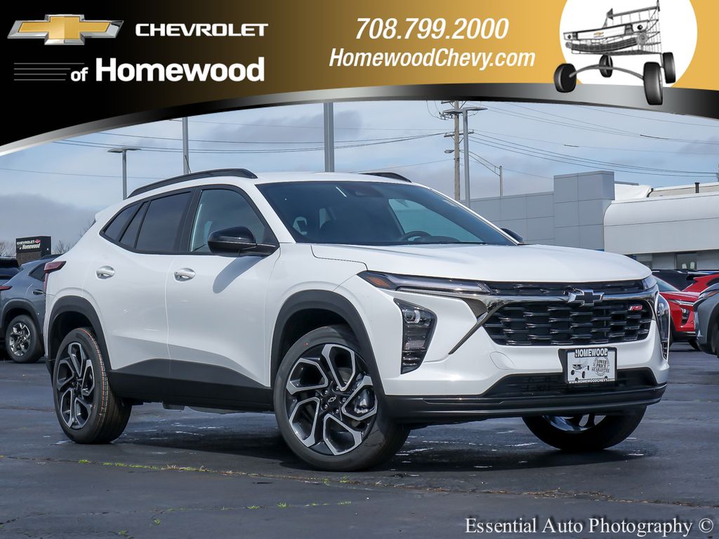 Summit White 2026 Chevrolet Trax RS with 2RS FWD SUV / Crossover Front-Wheel Drive 6-Speed Automatic