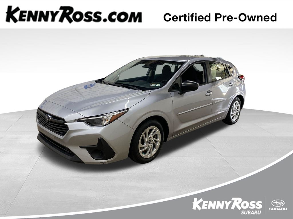 Ice Silver Metallic 2024 Subaru Impreza Wagon All-Wheel Drive Continuously Variable Transmission