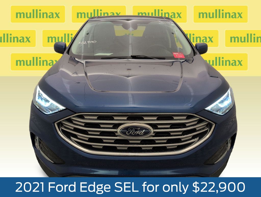 Certified Used 2021 Blue Ford SEL image 14