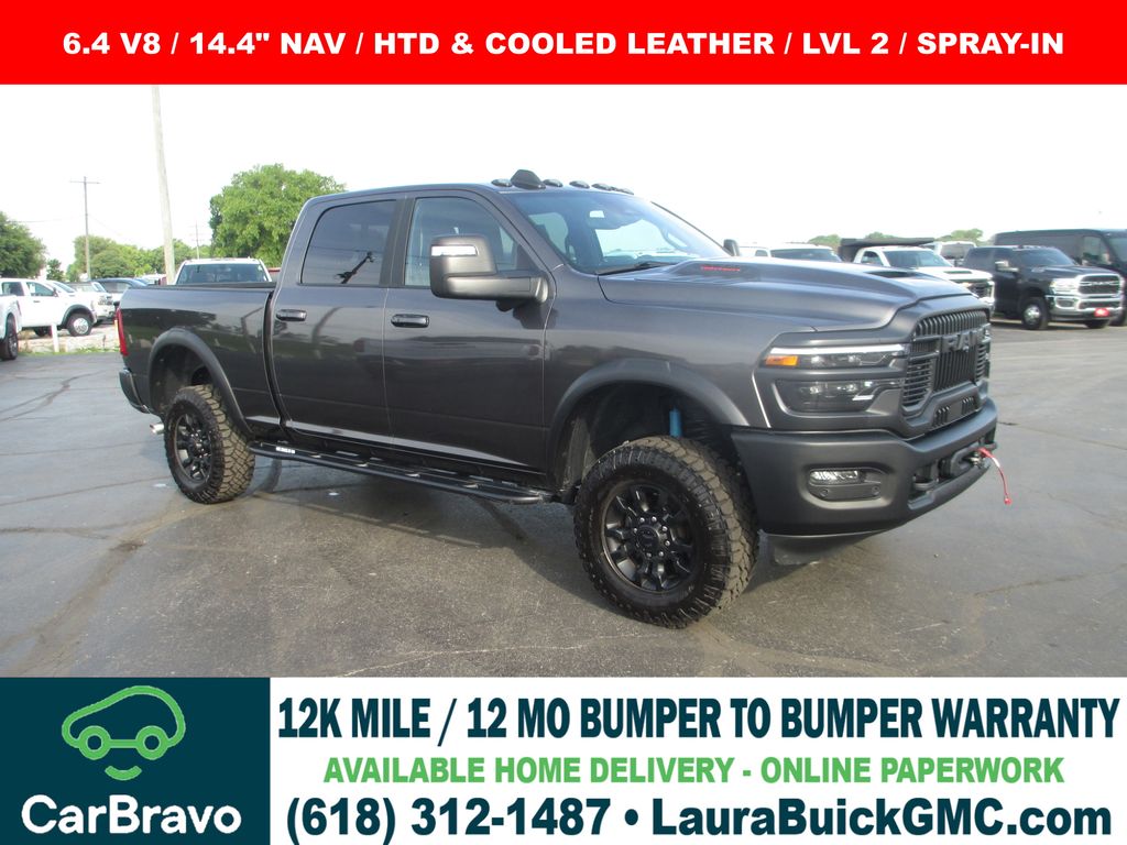 Gray (Granite Crystal Metallic Clearcoat) 2026 RAM 2500 Power Wagon Crew Cab 4WD Pickup Truck Four-Wheel Drive 8-Speed Automatic