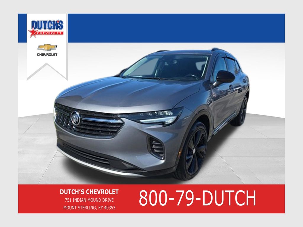 Satin Steel Gray Metallic 2021 Buick Envision SUV / Crossover Front-Wheel Drive 9-Speed Automatic