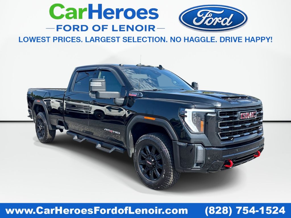 Onyx Black 2024 GMC Sierra 2500HD Pickup Truck Four-Wheel Drive Automatic