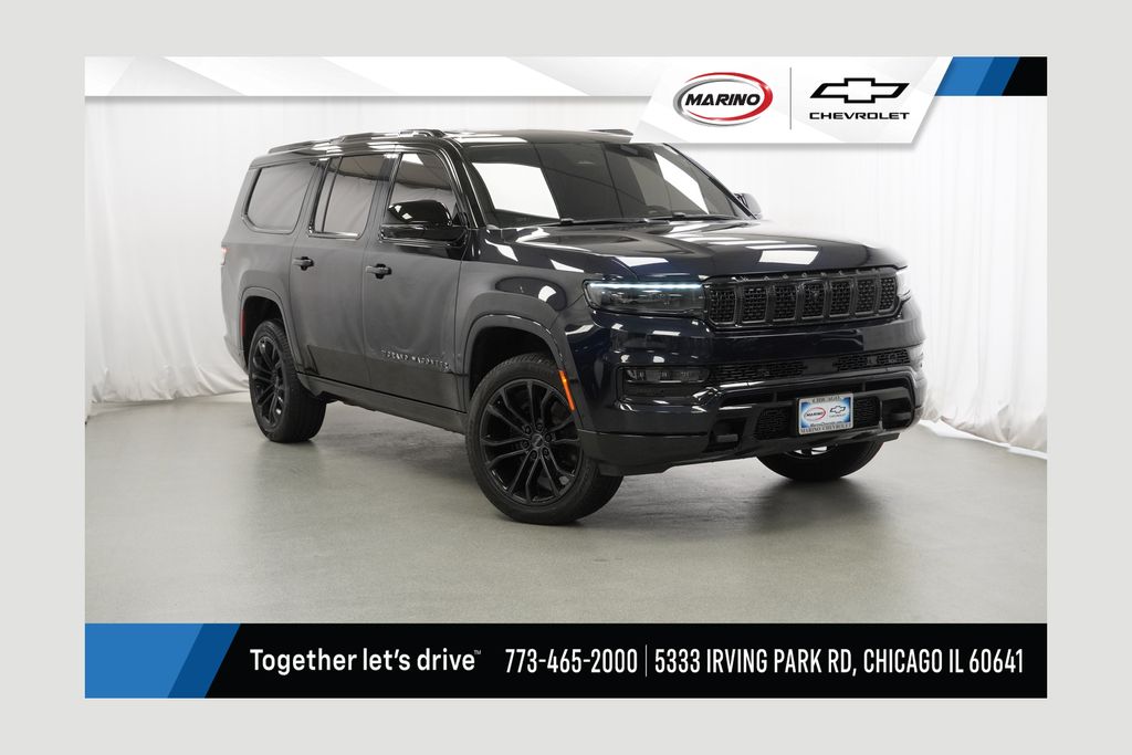 Midnight Sky 2023 Jeep Grand Wagoneer L SUV / Crossover Four-Wheel Drive 8-Speed Automatic