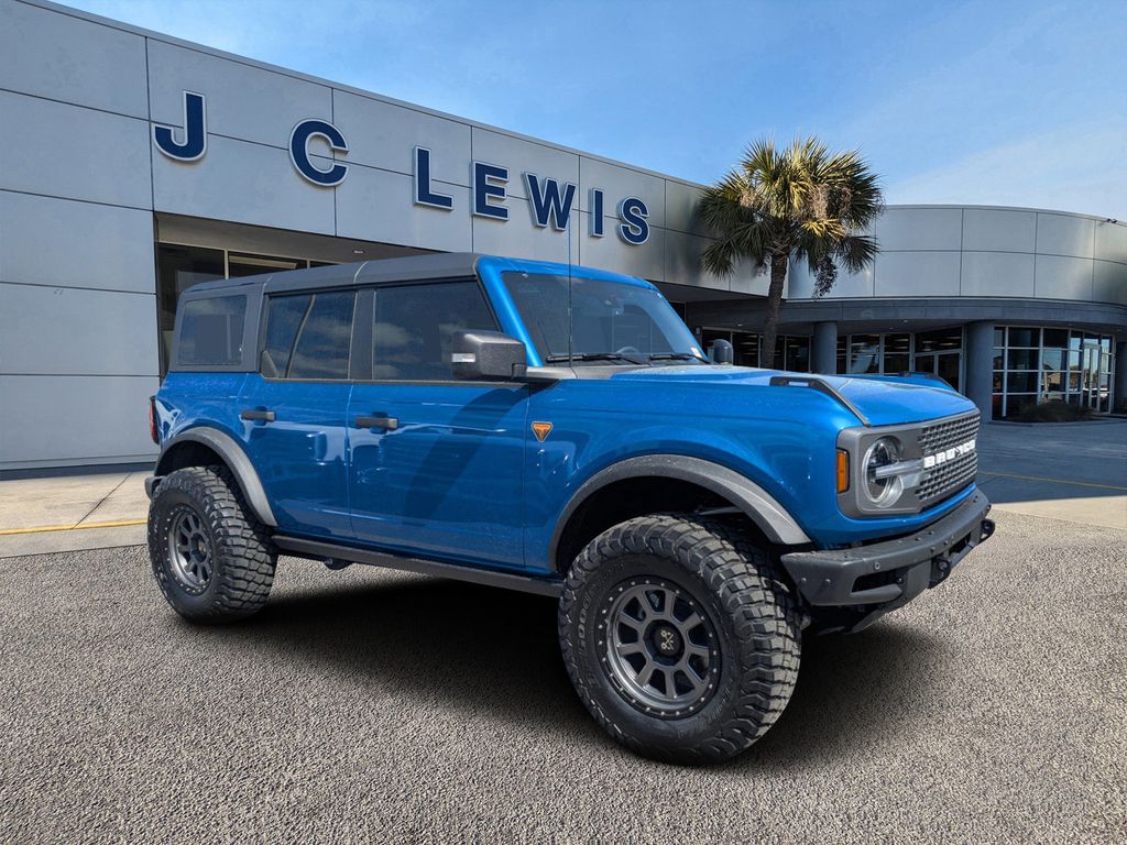 Velocity Blue Metallic 2025 Ford Bronco SUV / Crossover Four-Wheel Drive Automatic