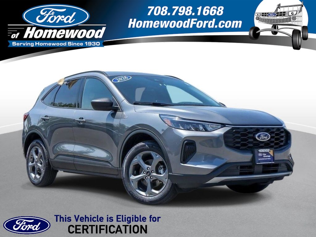 Carbonized Gray Metallic 2026 Ford Escape SUV / Crossover All-Wheel Drive 8-Speed Automatic