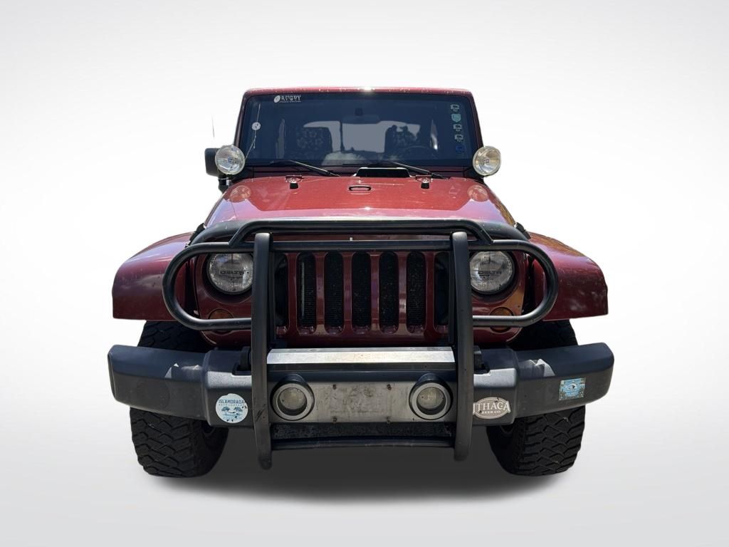 Used 2008 Red Jeep Unlimited Sahara image 3