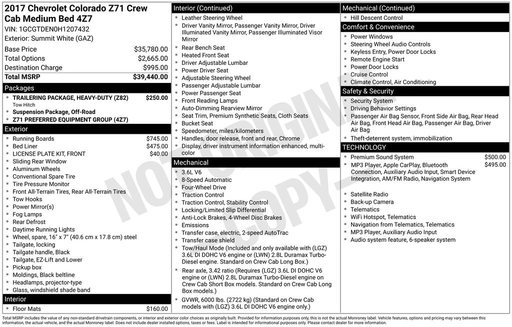 Used 2017 Chevrolet Colorado Truck