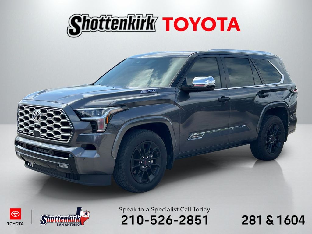 Magnetic Gray Metallic 2025 Toyota Sequoia 1794 Edition 4WD SUV / Crossover Four-Wheel Drive Automatic