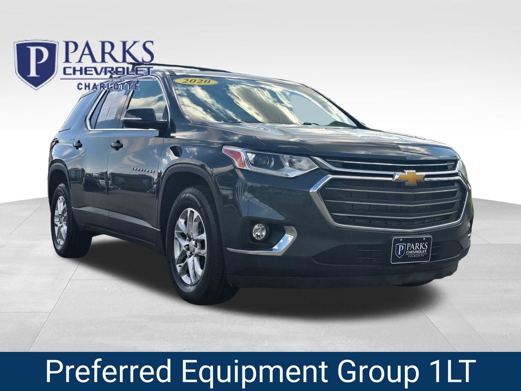 Gray (Graphite Metallic) 2020 Chevrolet Traverse SUV / Crossover Four-Wheel Drive 9-Speed Automatic
