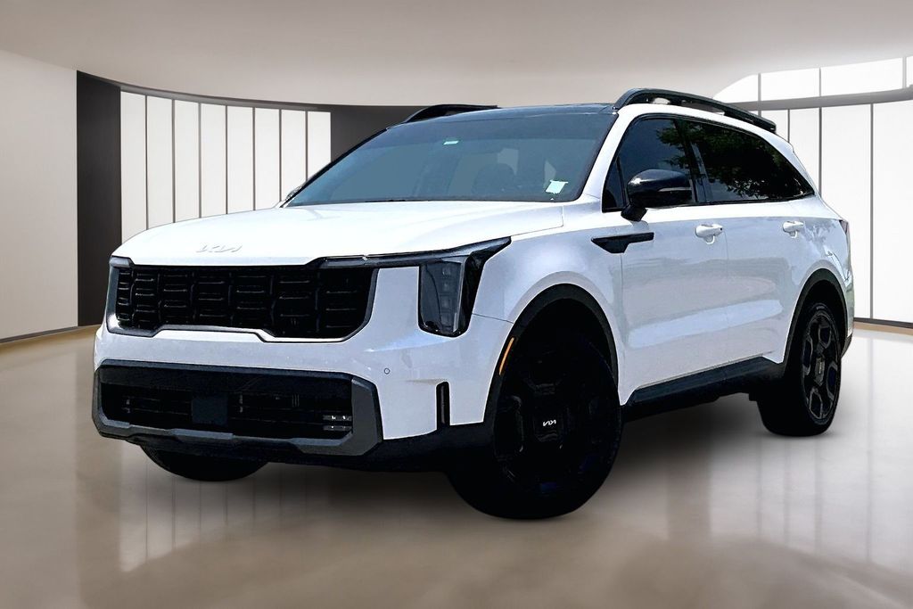 Glacial White Pearl 2024 Kia Sorento SUV / Crossover All-Wheel Drive 8-Speed Dual Clutch