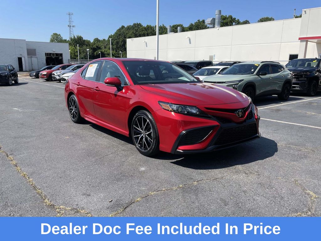 Supersonic Red 2024 Toyota Camry SE FWD Sedan Front-Wheel Drive 8-Speed Automatic