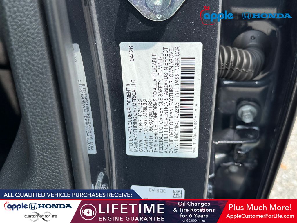 2026 Honda Accord Sedan SE