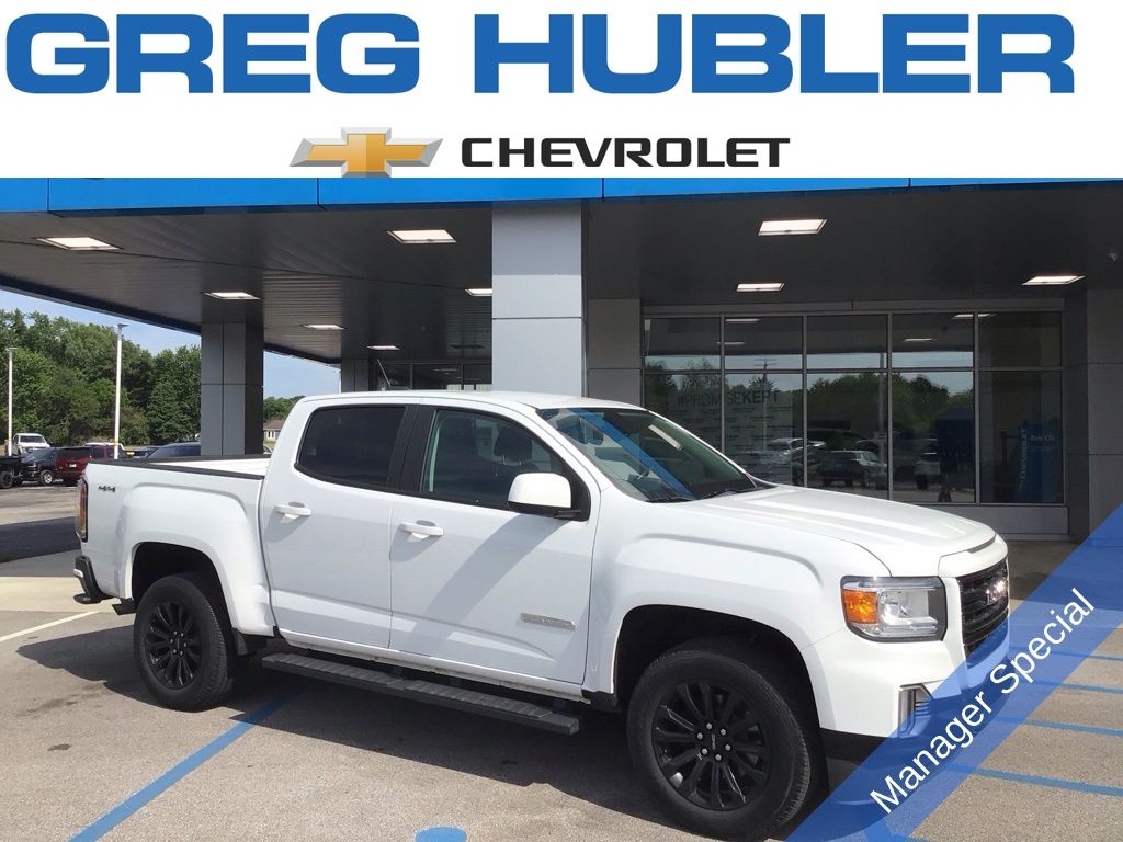 Summit White 2022 GMC Canyon Pickup Truck Four-Wheel Drive 8-Speed Automatic