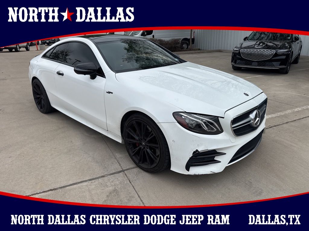 Polar White 2019 Mercedes-Benz E-Class AMG E 53 Coupe 4MATIC+ Coupe All-Wheel Drive 9-Speed Automatic