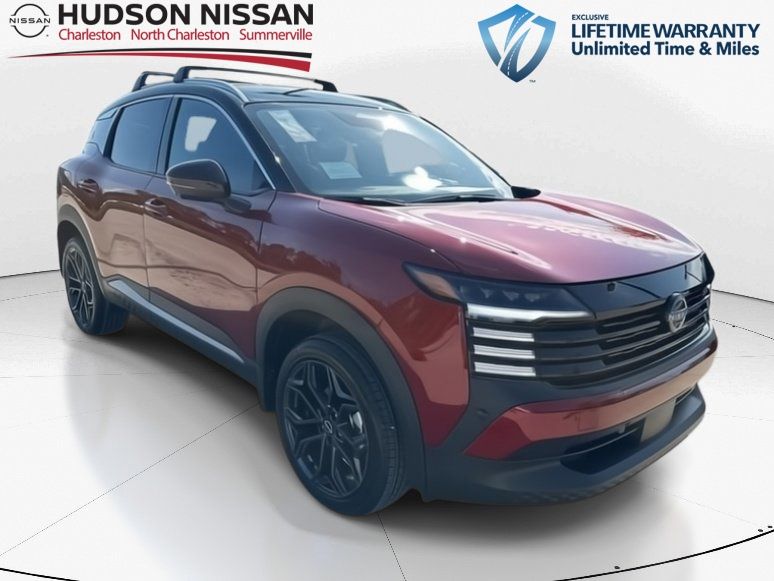 2025 Scarlet Ember Tintcoat/Super Black Nissan Kicks SR FWD SUV
