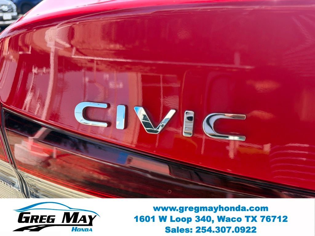 2025 Honda Civic Sport Red at Greg May Honda