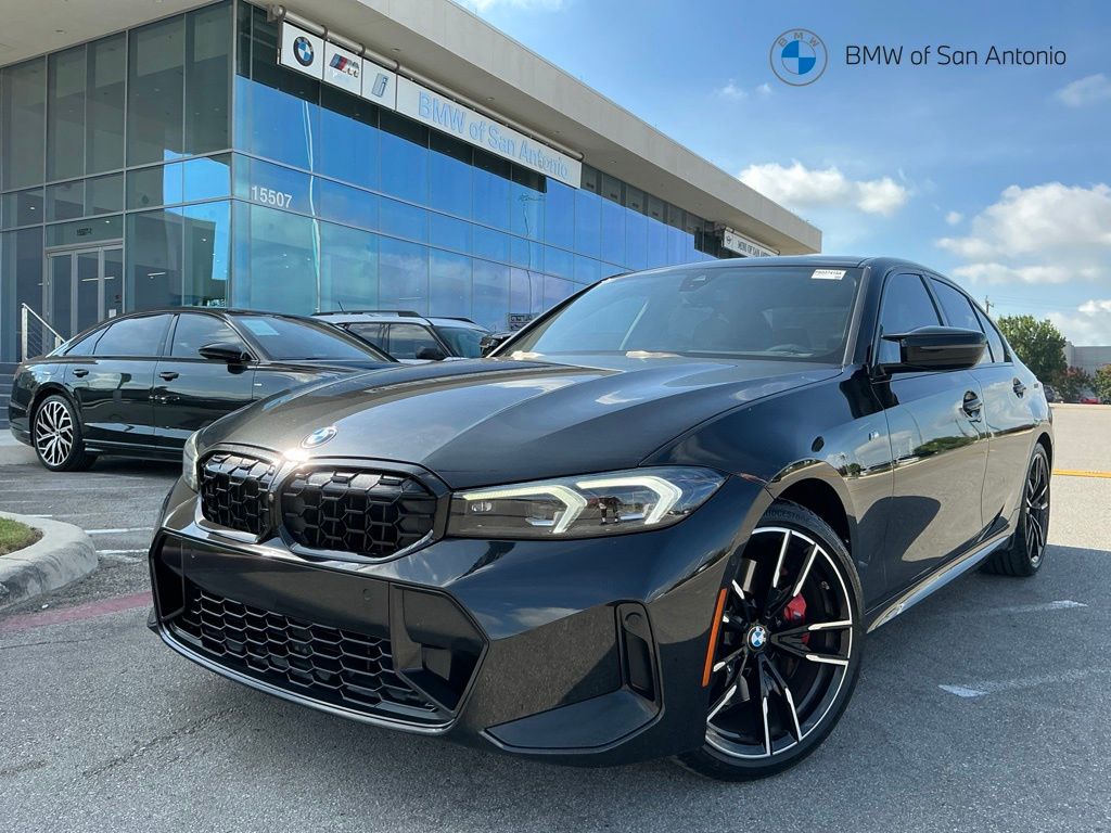 Black Sapphire Metallic 2023 BMW 3 Series Sedan All-Wheel Drive 8-Speed Automatic