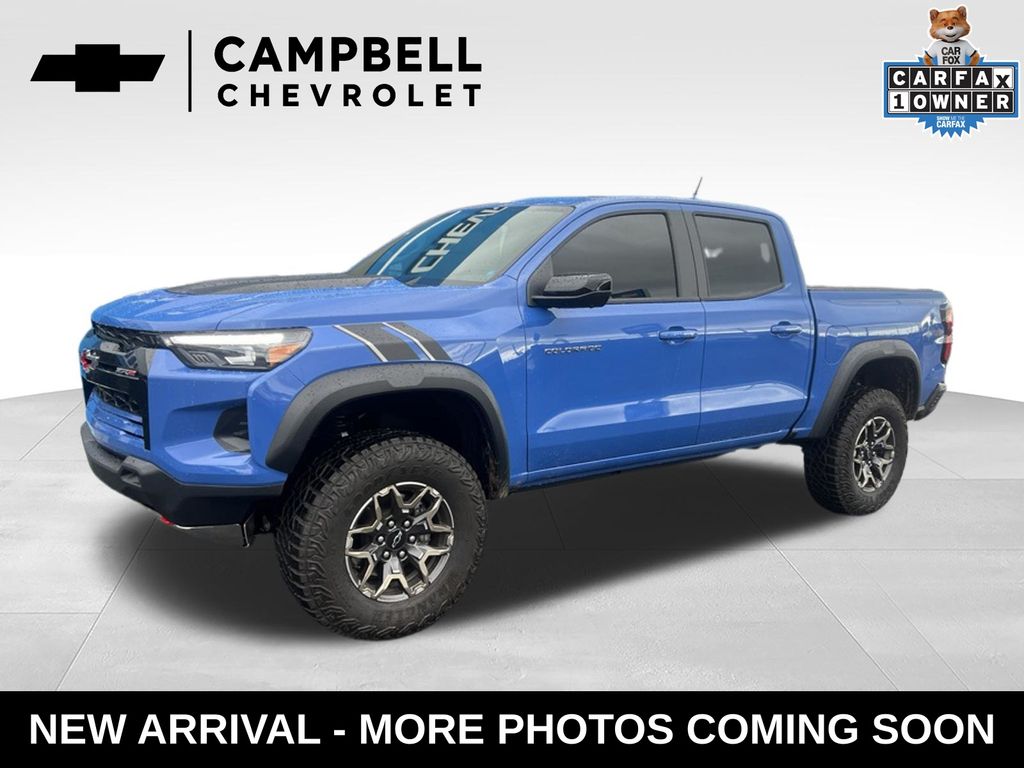 Blue Metallic 2026 Chevrolet Colorado Pickup Truck Four-Wheel Drive 8-Speed Automatic