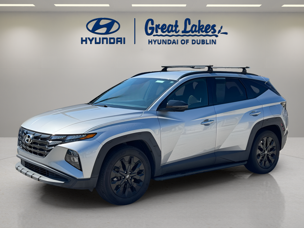 Shimmering Silver 2024 Hyundai Tucson XRT AWD SUV / Crossover All-Wheel Drive 8-Speed Automatic