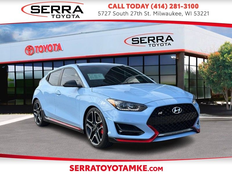 Performance Blue 2021 Hyundai Veloster N Coupe Front-Wheel Drive 8-Speed Manual