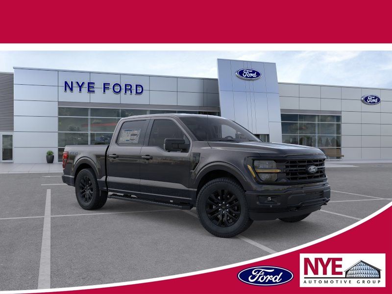 Black Metallic 2026 Ford F-150 XLT SuperCrew 4WD Pickup Truck Four-Wheel Drive Automatic